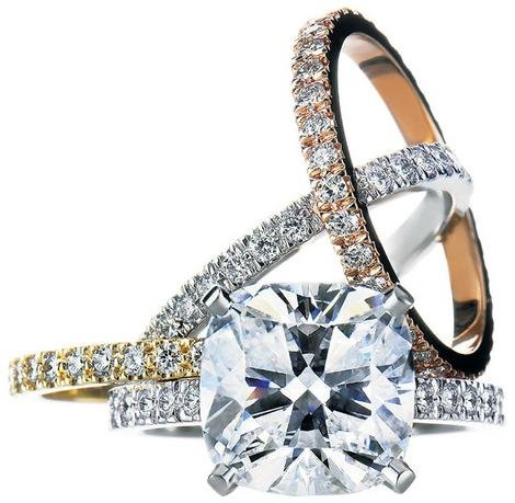 Just a few bucks on eBay ... A diamond Tiffany Novo ring with bands.