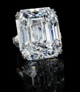 2329 Emerald cut diamond ring