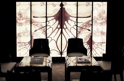 VIP комната ювелирного бутика Lalique