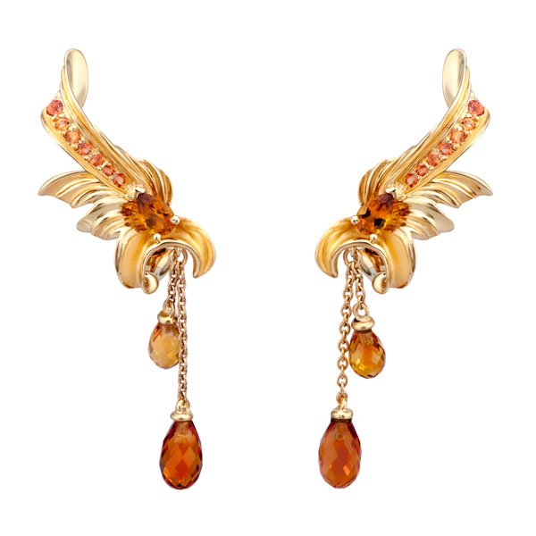 da14303-010422-hoja-earrings-in-yellow-gold-orange-sapphires-and-smokey-quartzes