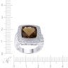 Кольцо из белого золота с бриллиантом и раухтопазом (Арт.d680sta4w_sq_wg)