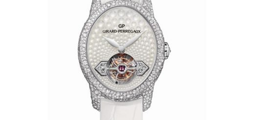Ювелирные часы Girard-Perregaux’s Cat’s Eye Jewelry (Кошачий Глаз), турбийон с золотым мостом