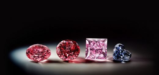 Алмазодобывающая компания Rio Tinto представила коллекцию редких цветных бриллиантов в Токио