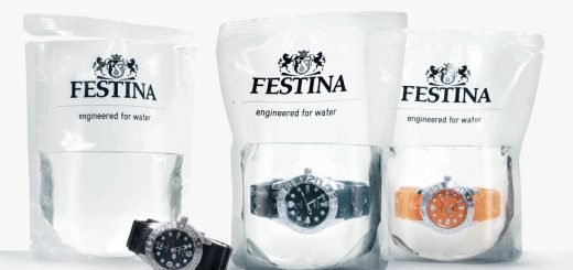 Уникальные часы Festina Profundo Dive в пакете с водой