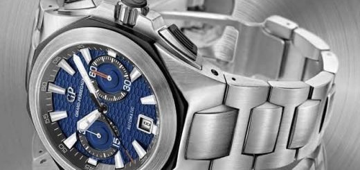 Часы Girard-Perregaux Chrono Hawk со стальным браслетом