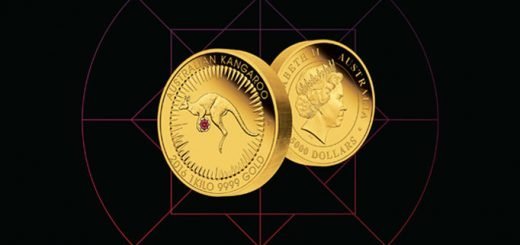 Rio Tinto представляет монету с красным бриллиантом