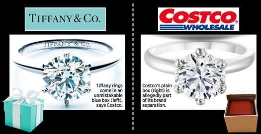 Корпорация Costco опровергает решение суда в деле против Tiffany