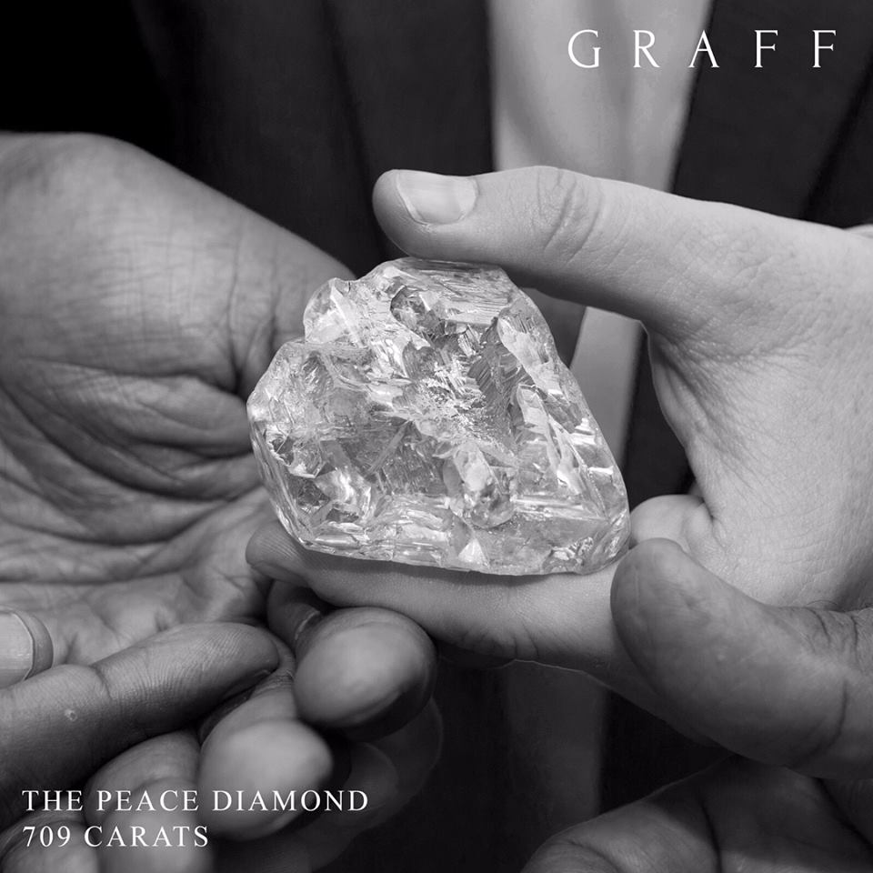 Graff приобрел 709-каратный Peace Diamond