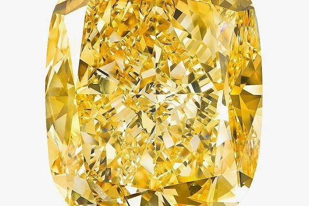 «Золотая Императрица», бриллиант канареечно желтого цвета, весящий 132,55 карата, стала новой собственностью Лоуренса Графа