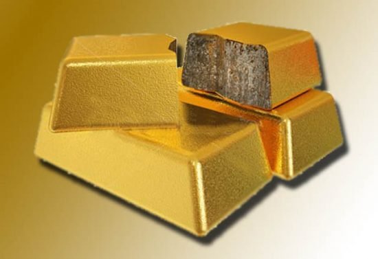 На мировой рынок «слили» поддельное золото