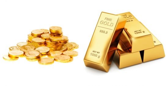 Правила при покупке монет и слитков из золота