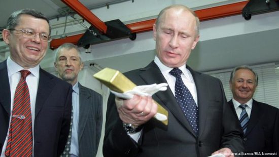 Россия думает о вложении в золото части Фонда национального благосостояния