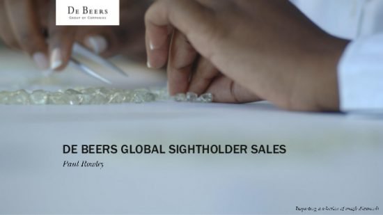 De Beers переживает падение продаж