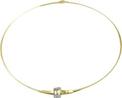 Ожерелье из золота с бриллиантом Русские Самоцветы (Арт.ta541tb3)