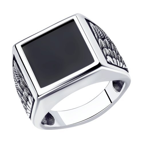 Кольцо из серебра с наношпинелью (Арт.95010176_22)