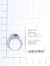 Кольцо из серебра с сапфиром нат. (u) и сапфиром TEOSA R-DRGR00398-SP