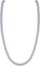 Ожерелье из ювелирного сплава с жемчугом и кристаллом swarovski (Арт.21l-ms-17)