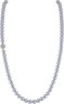 Ожерелье из ювелирного сплава с жемчугом и кристаллом swarovski (Арт.21l-ms-17)