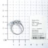 Кольцо из серебра с фианитом TEOSA R0809-CZE-RR-SW