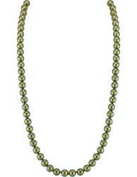 Ожерелье из ювелирного сплава с жемчугом и кристаллом swarovski (Арт.22l-ms-26)