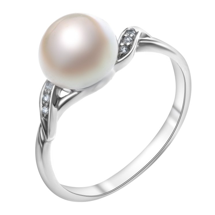 Серебряное кольцо с фианитом TEOSA 190-9-744Р