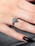 Серебряное кольцо с  TEOSA R-DRGR00598-TQ