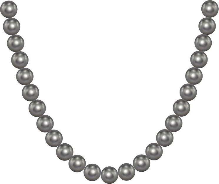 Ожерелье из серебра с жемчугом (Арт.80l-31)