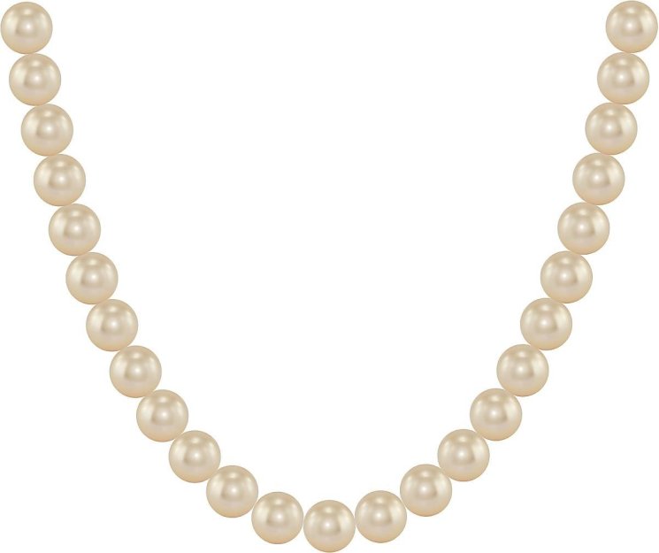 Ожерелье из серебра с жемчугом (Арт.80l-5)