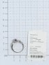 Серебряное кольцо с фианитом и сапфиром нат. (u) TEOSA R-DRGR00936-SP