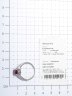 Серебряное кольцо с фианитом TEOSA R-DRGR00937-RB