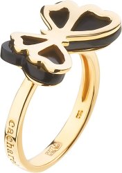 Кольцо из золота с ониксом (Арт.xb017jd_56)
