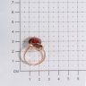 Серебряное кольцо с  Янтарная лагуна 4LP363