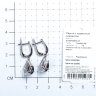 Серебряные серьги с аметистом TEOSA E-DRGR00839-AM