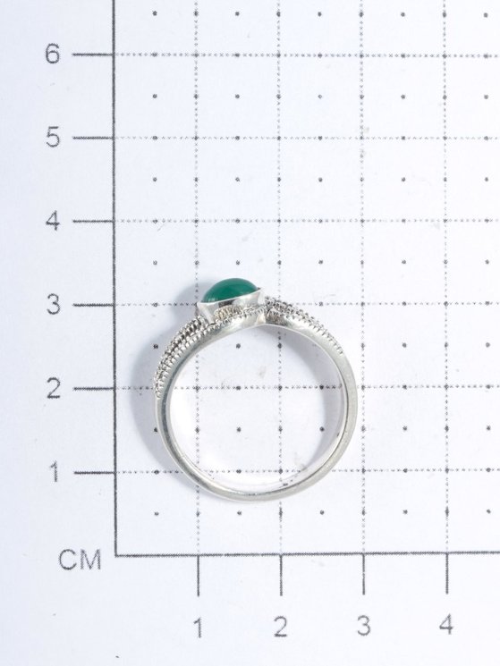 Кольцо из серебра с марказитом TEOSA HR-233-GR