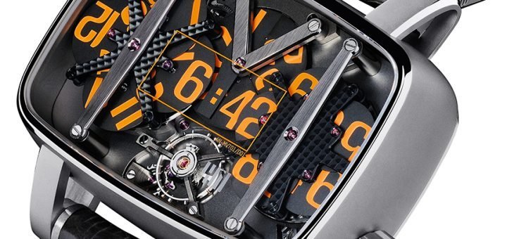 Бренд 4N представит часы MVT-01/D01 в корпусе из титана