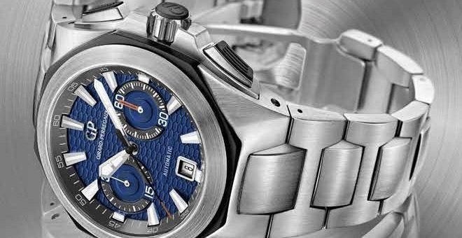 Часы Girard-Perregaux Chrono Hawk со стальным браслетом
