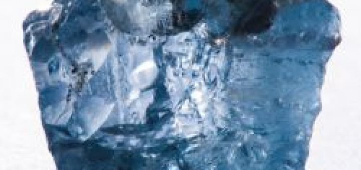 В Африке найден исключительный голубой бриллиант весом 29.6 карат