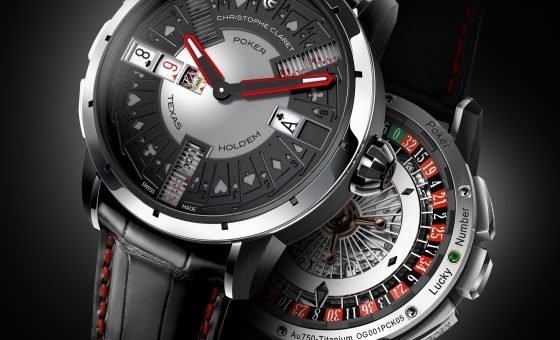 Christophe Claret презентовал свою новую модель наручных часов, которая порадует всех любителей покера