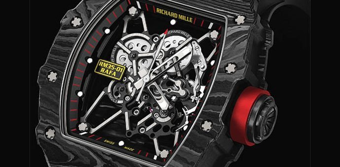 Richard Mille выпустил карбоновые часы в честь Рафаэля Надаля