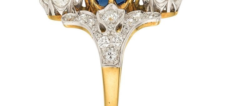 В Нью-Йорке Heritage Auctions может продать золотое кольцо с сапфиром Tiffany Kashmir за 175 тысяч долларов
