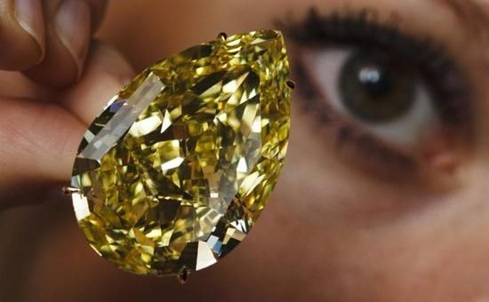 Желтый бриллиант - ювелирный магазин Сильвер мания