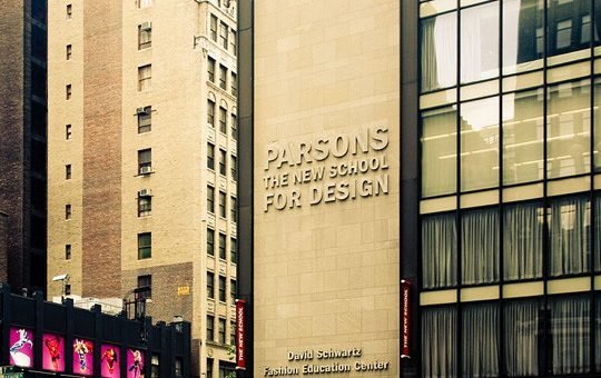 Национальный институт ювелирных изделий сотрудничает со школой Parsons