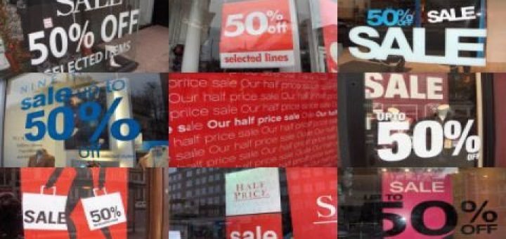 По данным ONS увеличение роста розничных продаж в апреле 2014 года составило 6,9%