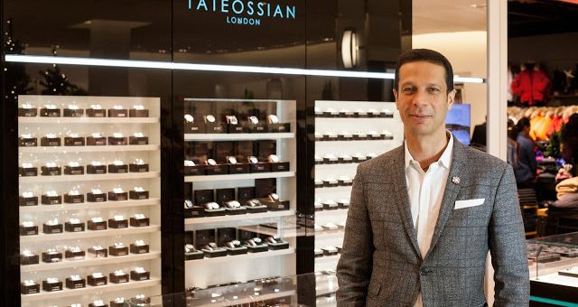 Изделия компания Tateossian поступили в продажу в ювелирных магазинах