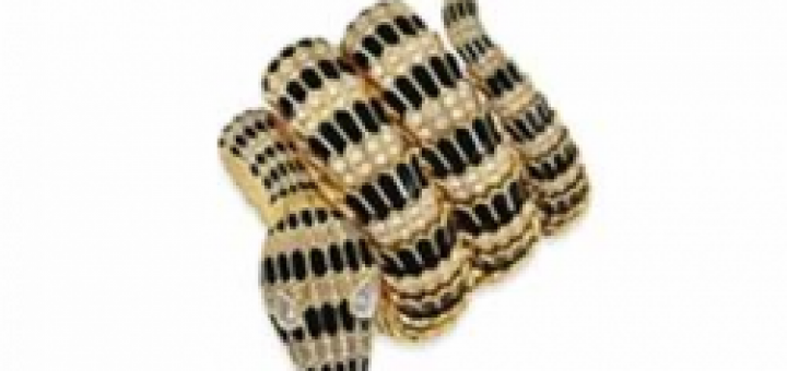 Часы-змея итальянской компании «Bulgari» проданы в Лондоне за $ 1,1 млн. аукционным домом «Кристис»