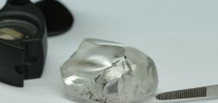 В Лесото найден алмаз, который в необработанном виде имеет вес в 198 карат